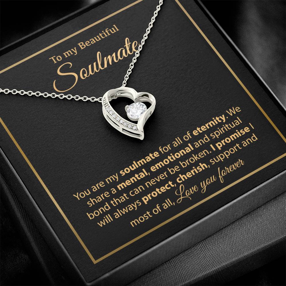 To My Soulmate Necklace,Anniversary, Valentine Gift for Wife, Girlfriend 19_12