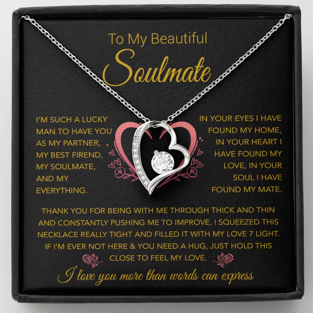 To My Soulmate Necklace, Vanlentines Gifts For Women, Anniversary Gift For Soulmate 20_1