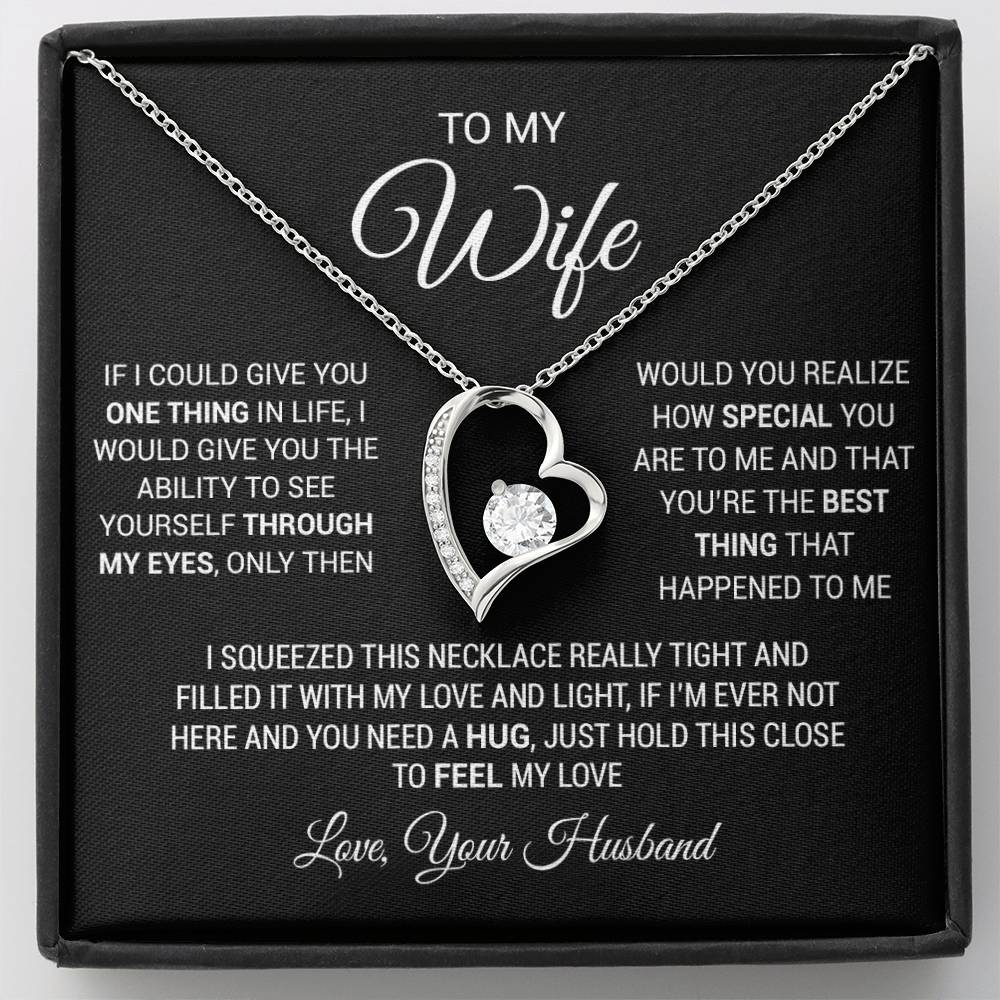 To My Wife Necklace, Gift For Wife, Anniversary Gift For Wife, Christmas Gift 1_5