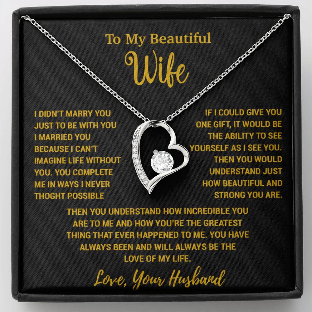 To My Wife Necklace, Vanlentines Gifts For Women, Anniversary Gift For Wife 2_1