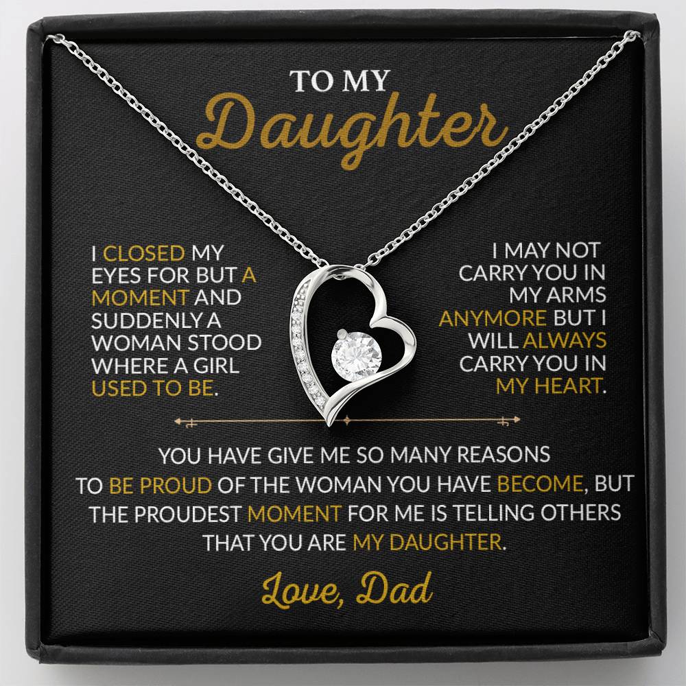 To My Daughter Necklace, Gift for Daughter from Dad,Daughter Father Necklace 14_3