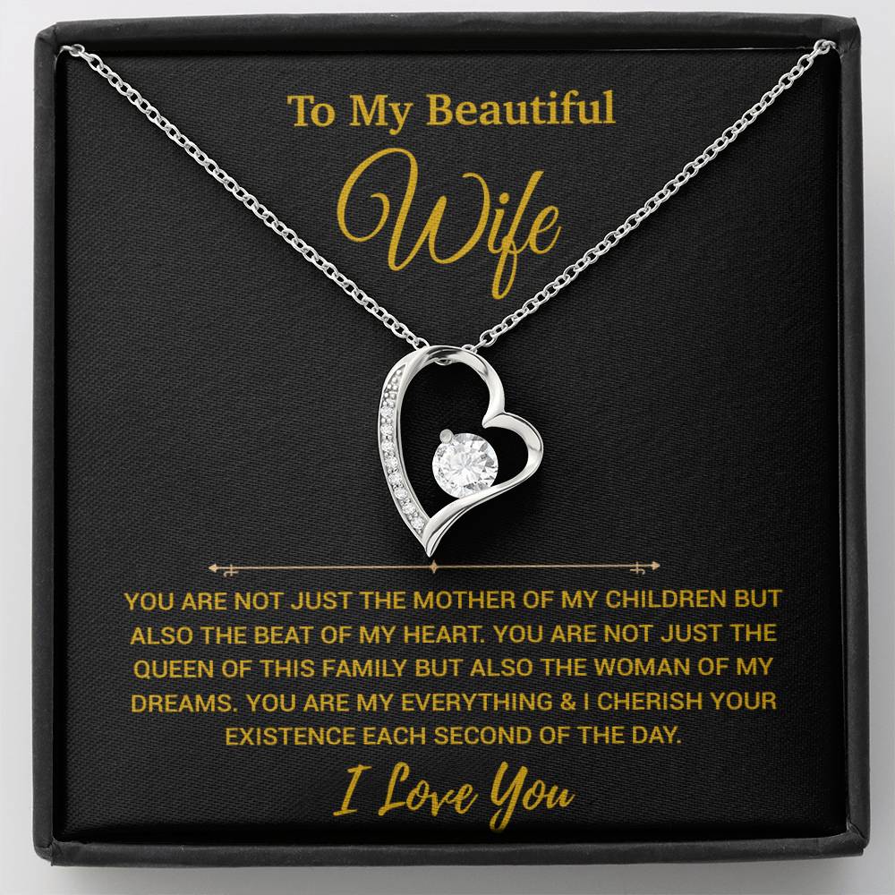 To My Wife Necklace, Christmas Gifts For Women, Anniversary Gift For Wife 20_11_Gold