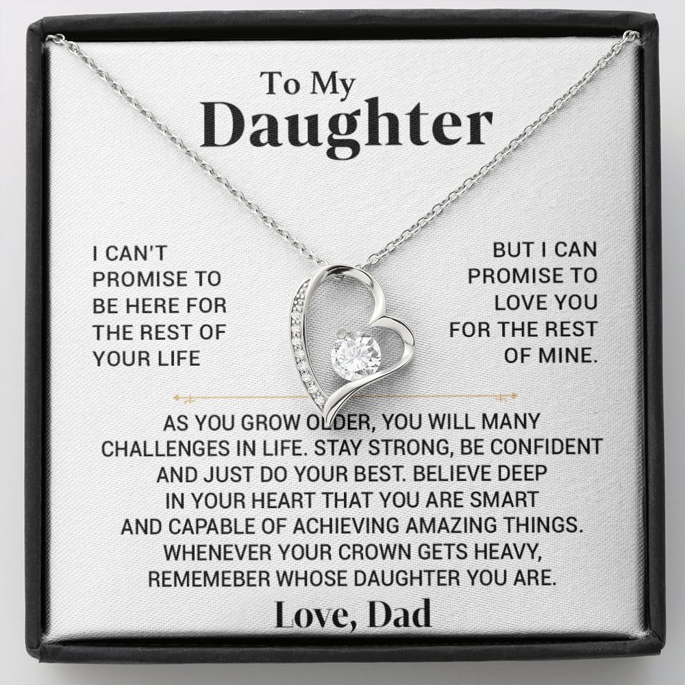 To My Daughter Necklace, Daughter Gift, Gift From Dad, Gift For Her1111