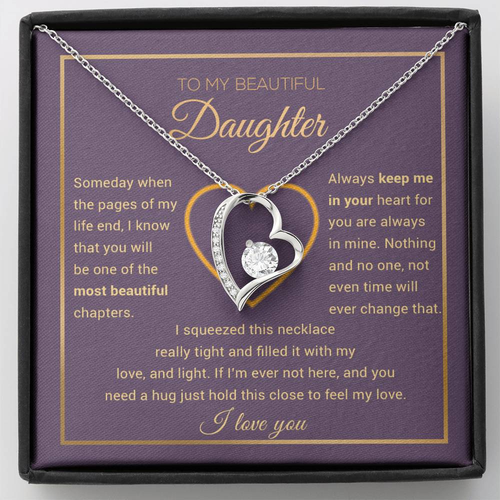 To My Daughter Necklace, Gift For Daughter From Dad, Daughter Father Necklace 30_11_Tim