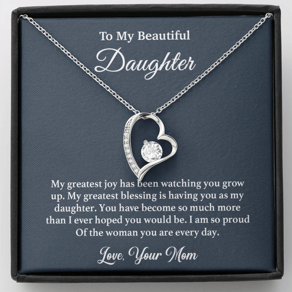 To My Daughter Necklace, Daughter Mother Necklace, Daughter Gift From Mom 24_4