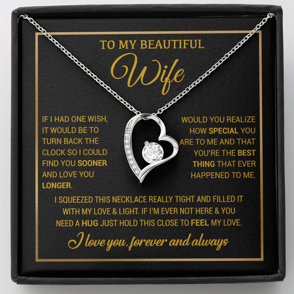 To My Wife Necklace, Christmas Gifts For Women, Anniversary Gift For Wife 19_11