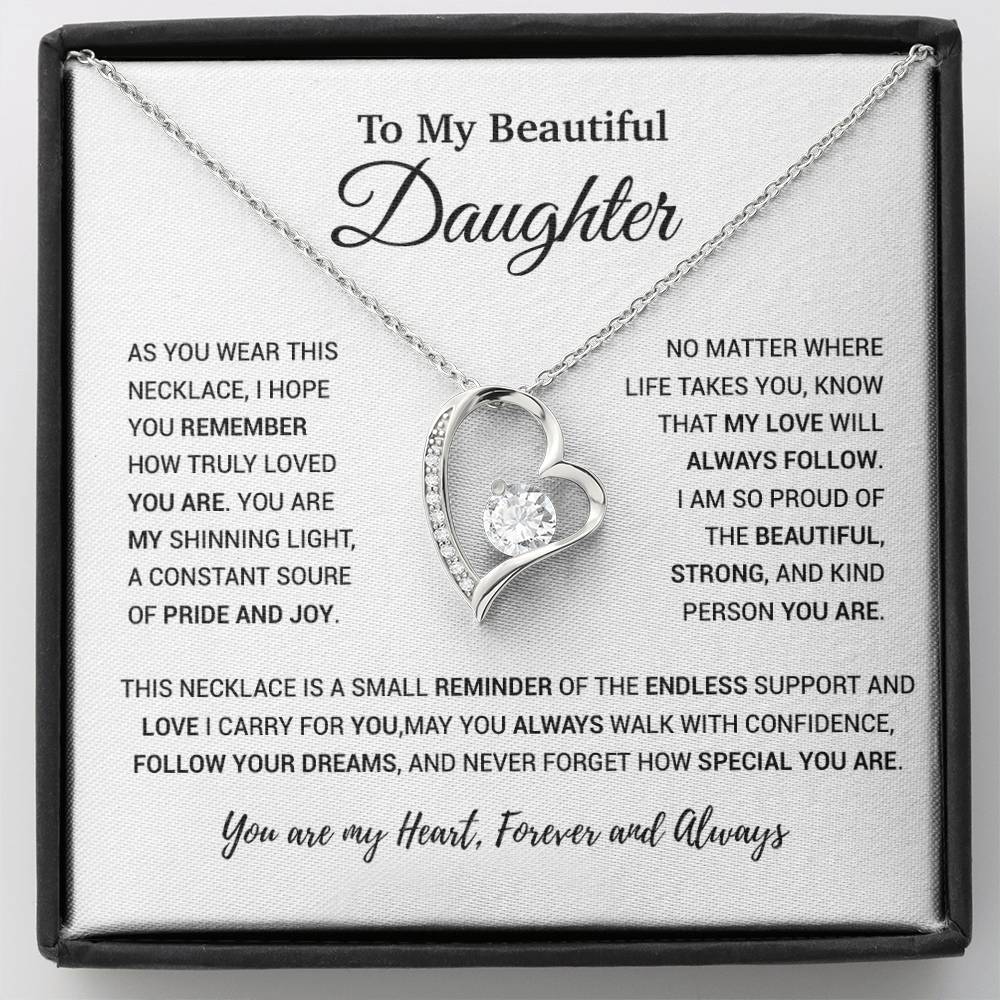 To My Daughter Necklace, Daughter Father Necklace, Daughter Gift From Dad 4_9_2024