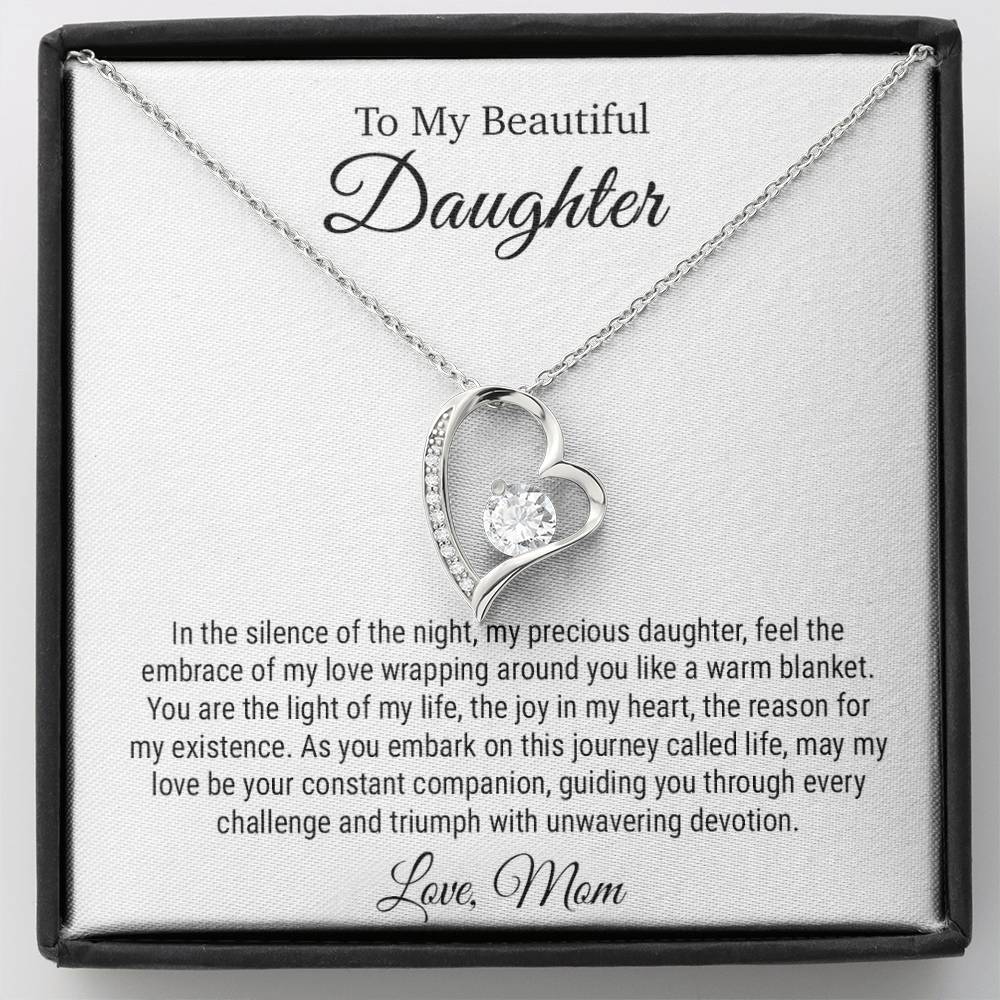 To my Daughter Necklace, Mother Daughter Gift, Gift for Daughter from Mom