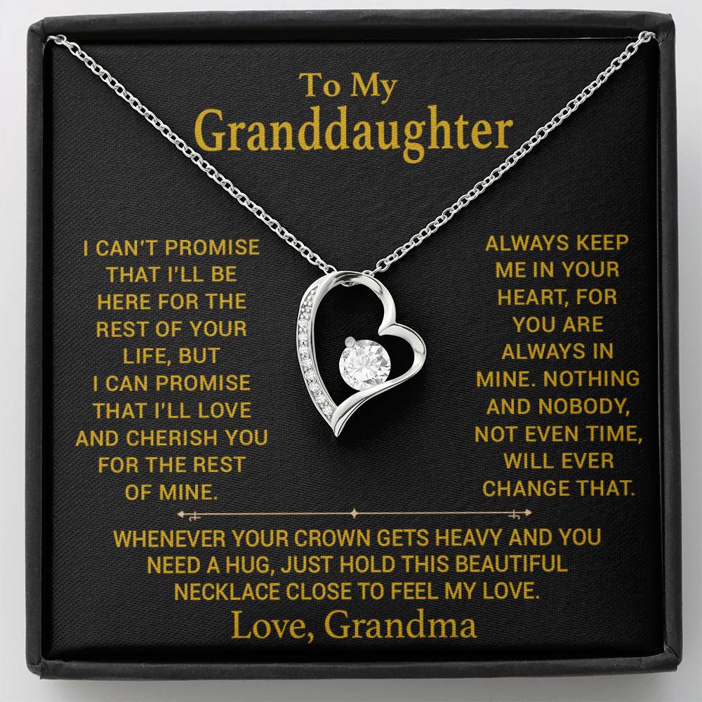 To My Granddaughter Necklace, Granddaughter Gift from Grandma, Gift from Grandpa_26_9