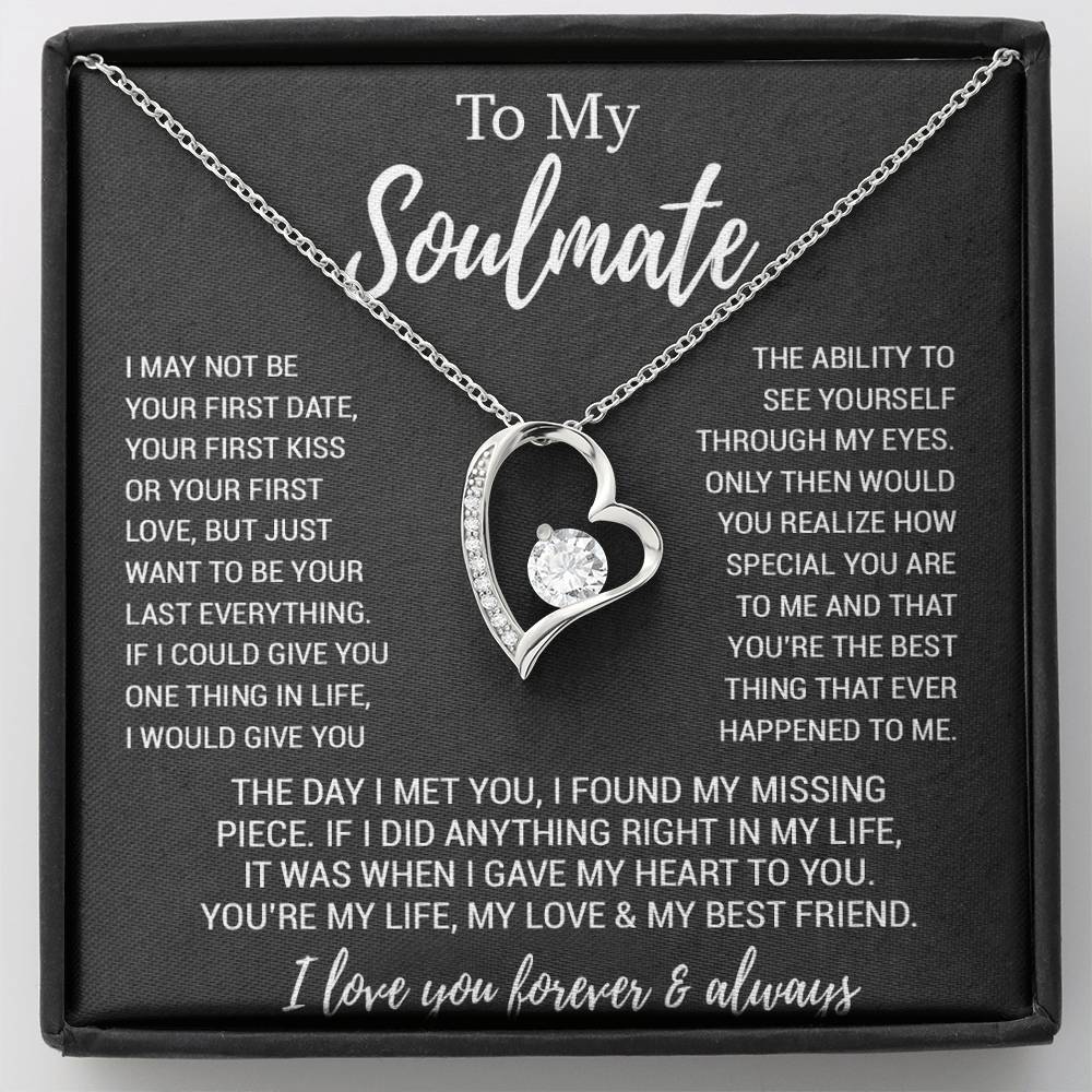 To My Soulmate Necklace, Birthday Gifts For Her, Christmas Gift For Soulmate 12_9