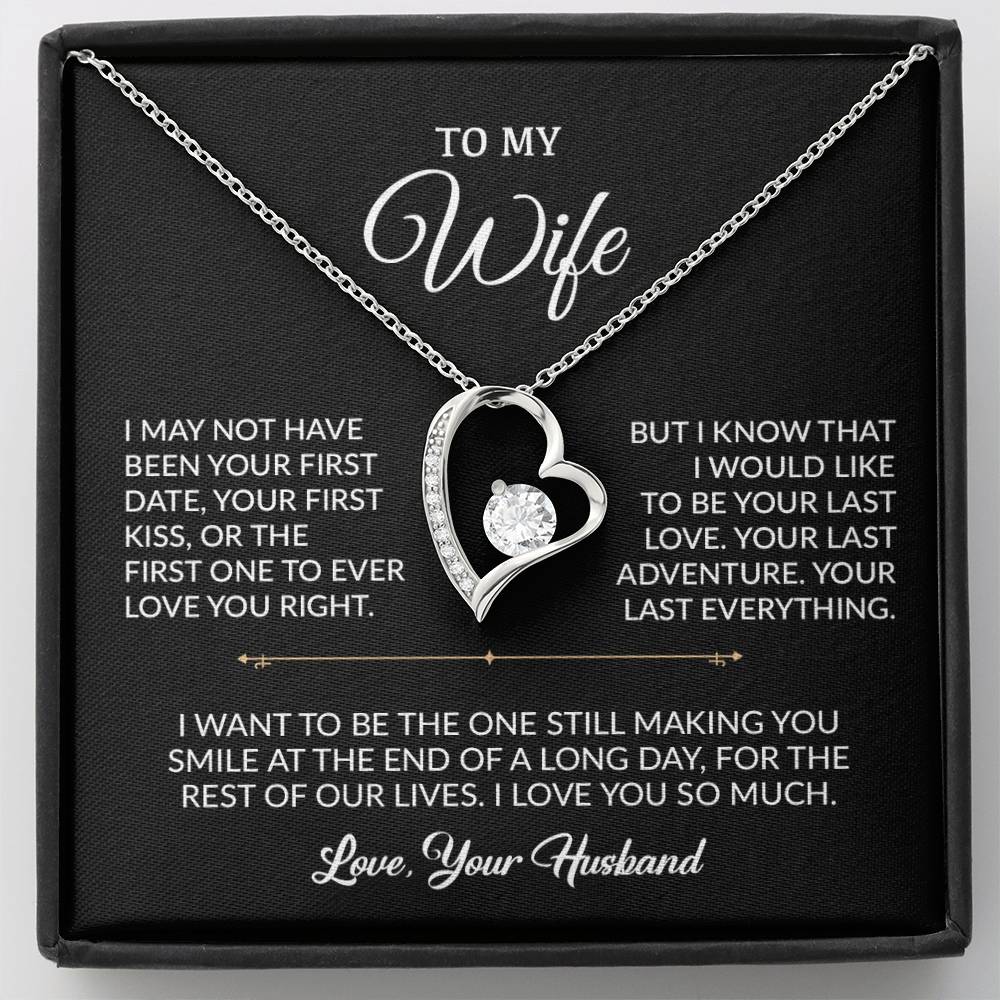 To My Wife Necklace, Gift For Wife, Anniversary Gift For Wife, Necklace For Wife
