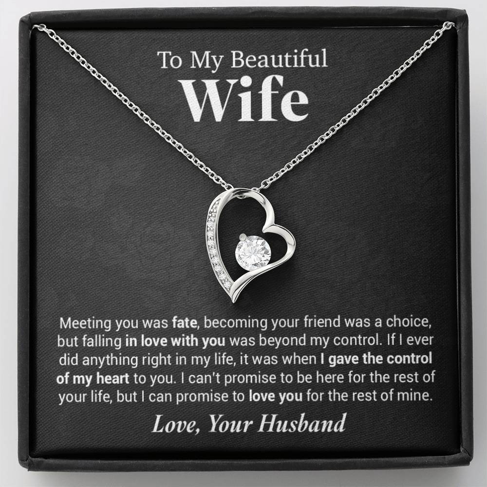 To My Wife Necklace, Christmas Gifts For Her, Wife Gift, Christmas Gift For Wife
