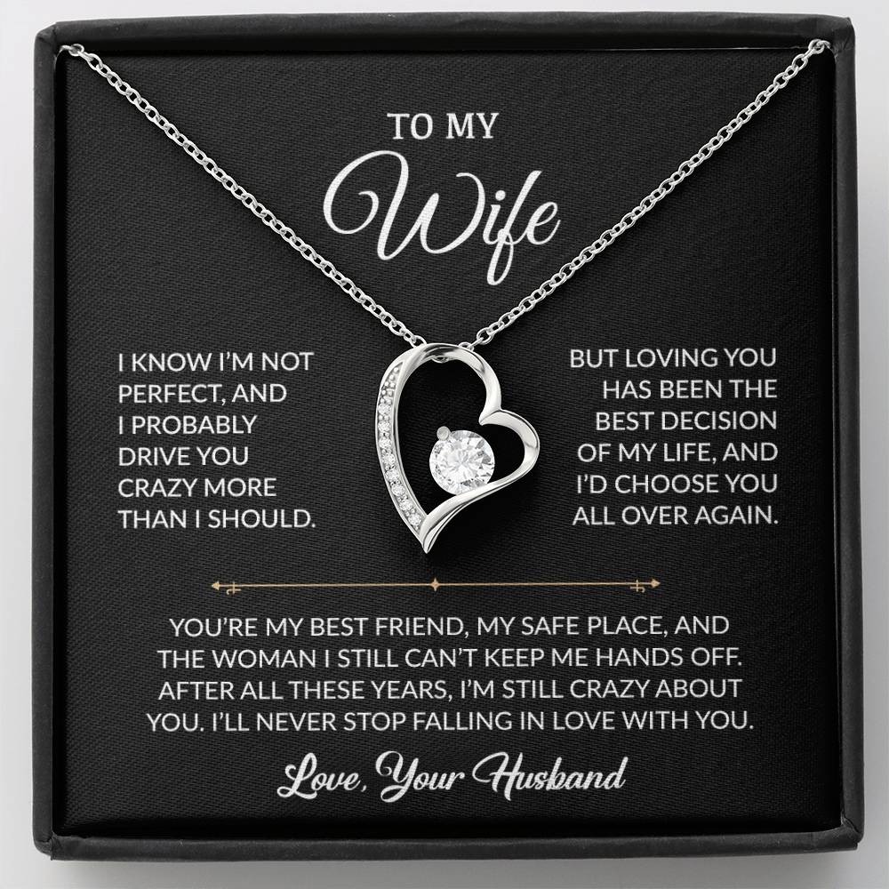 To My Wife Necklace, Gift For Wife, Anniversary Gift For Wife, Necklace For Wife