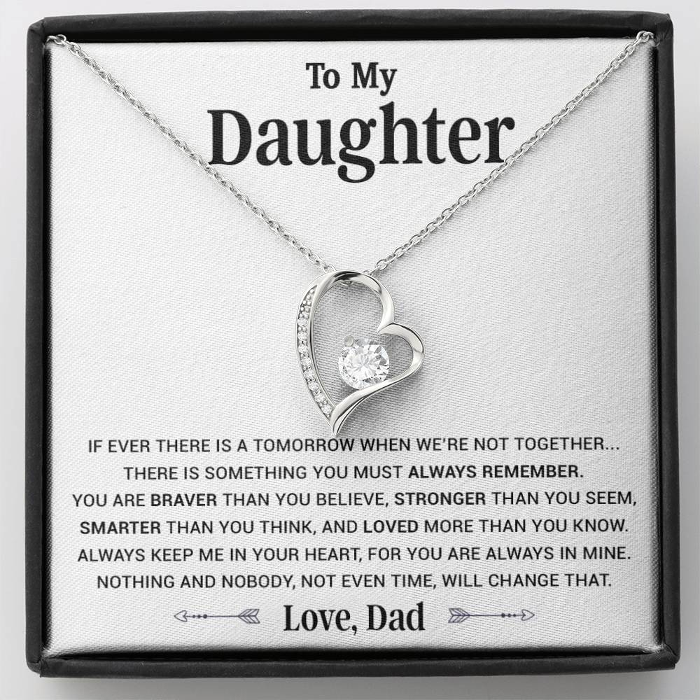 To My Daughter Necklace, Daughter Father Necklace, Daughter Gift from Dad 25_8