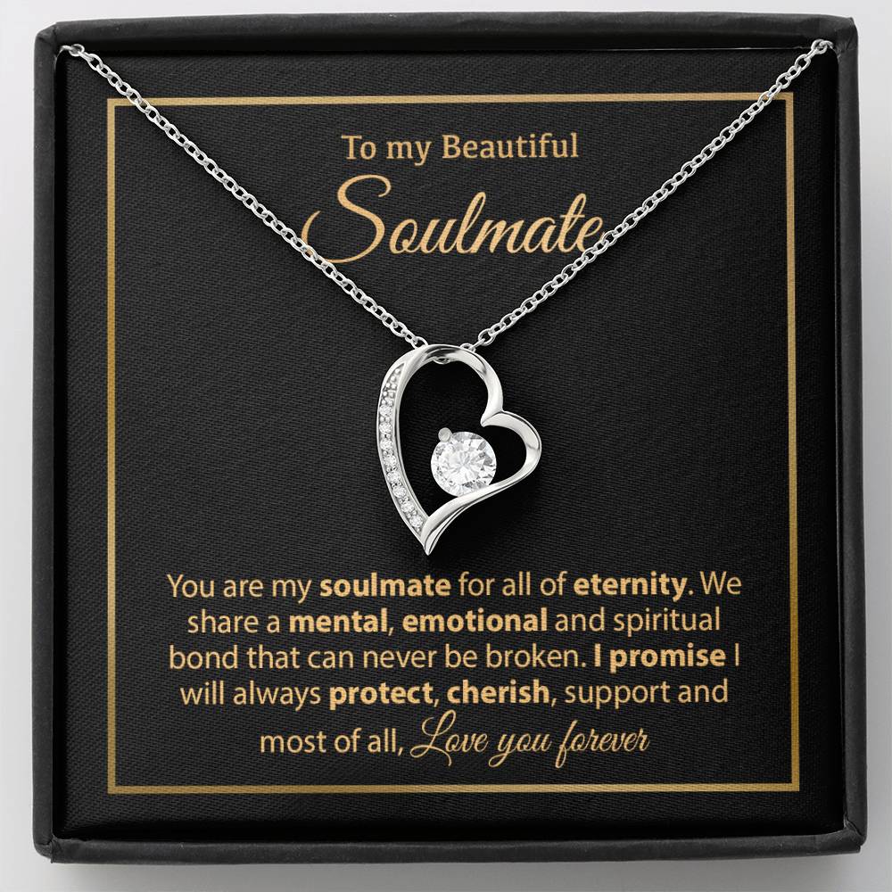 To My Soulmate Necklace,Anniversary, Valentine Gift for Wife, Girlfriend 19_12