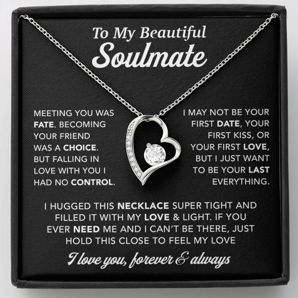 To My Soulmate Necklace, Birthday Gifts For Her, Christmas Gift For Soulmate 1_12_Black