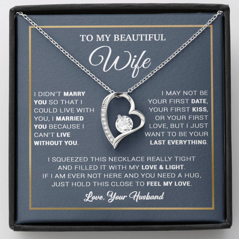 To My Wife Necklace, Gift For Wife, Anniversary Gift For Wife, Christmas Gift 13_12