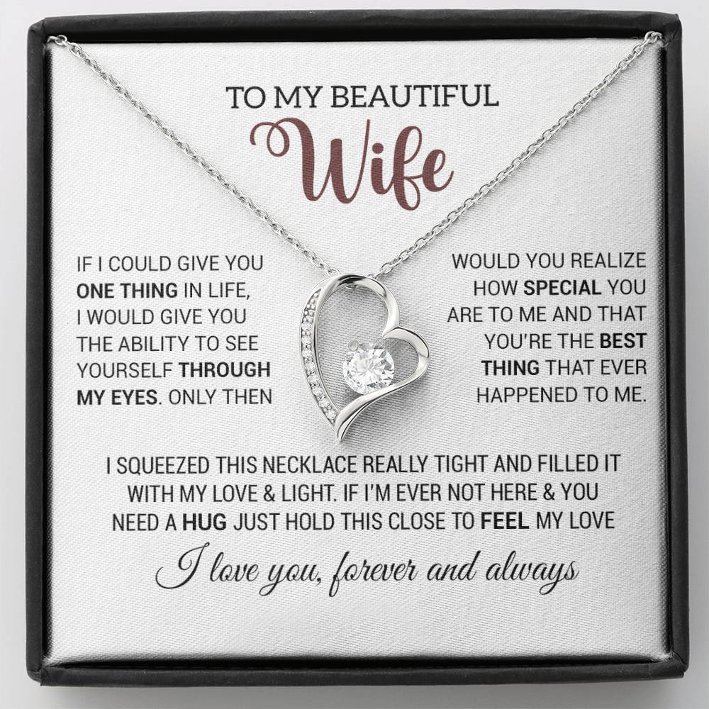 To My Wife Necklace, Gift For Wife, Anniversary Gift For Wife, Christmas Gift 26_9