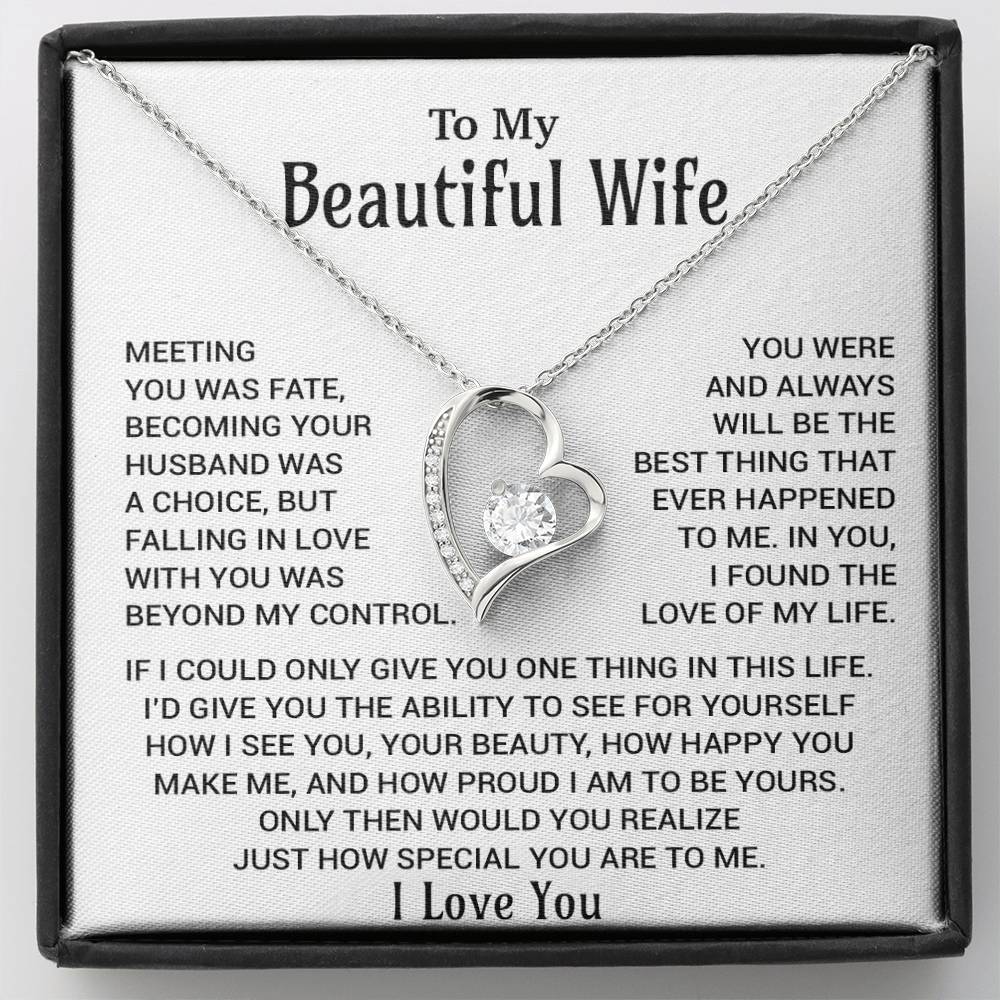 To My Wife Necklace, Christmas Gifts For Women, Anniversary Gift For Wife 26_10