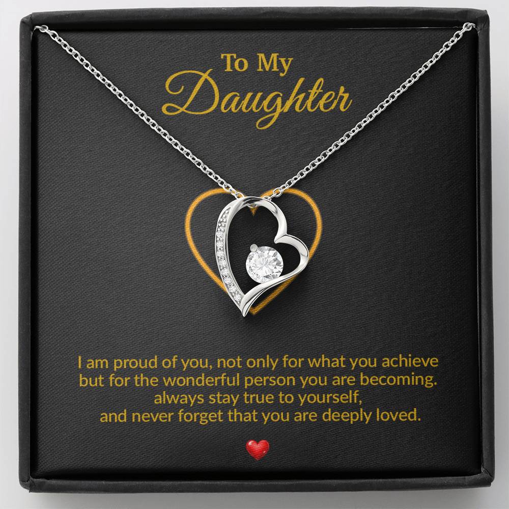 To My Daughter Necklace, Gift for Daughter from Dad, Father Daughter Necklace