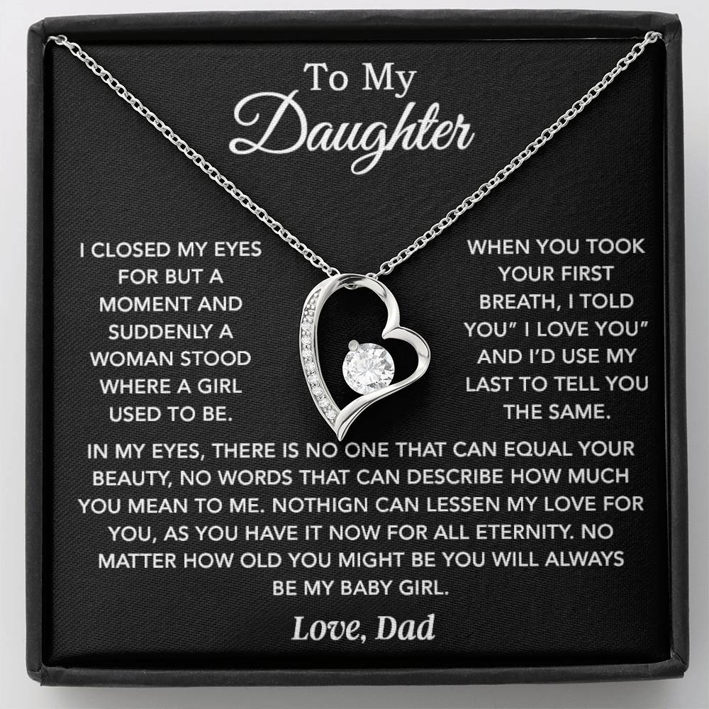 To My Daughter Necklace, Daughter Father Necklace, Daughter Gift From Dad 24_1