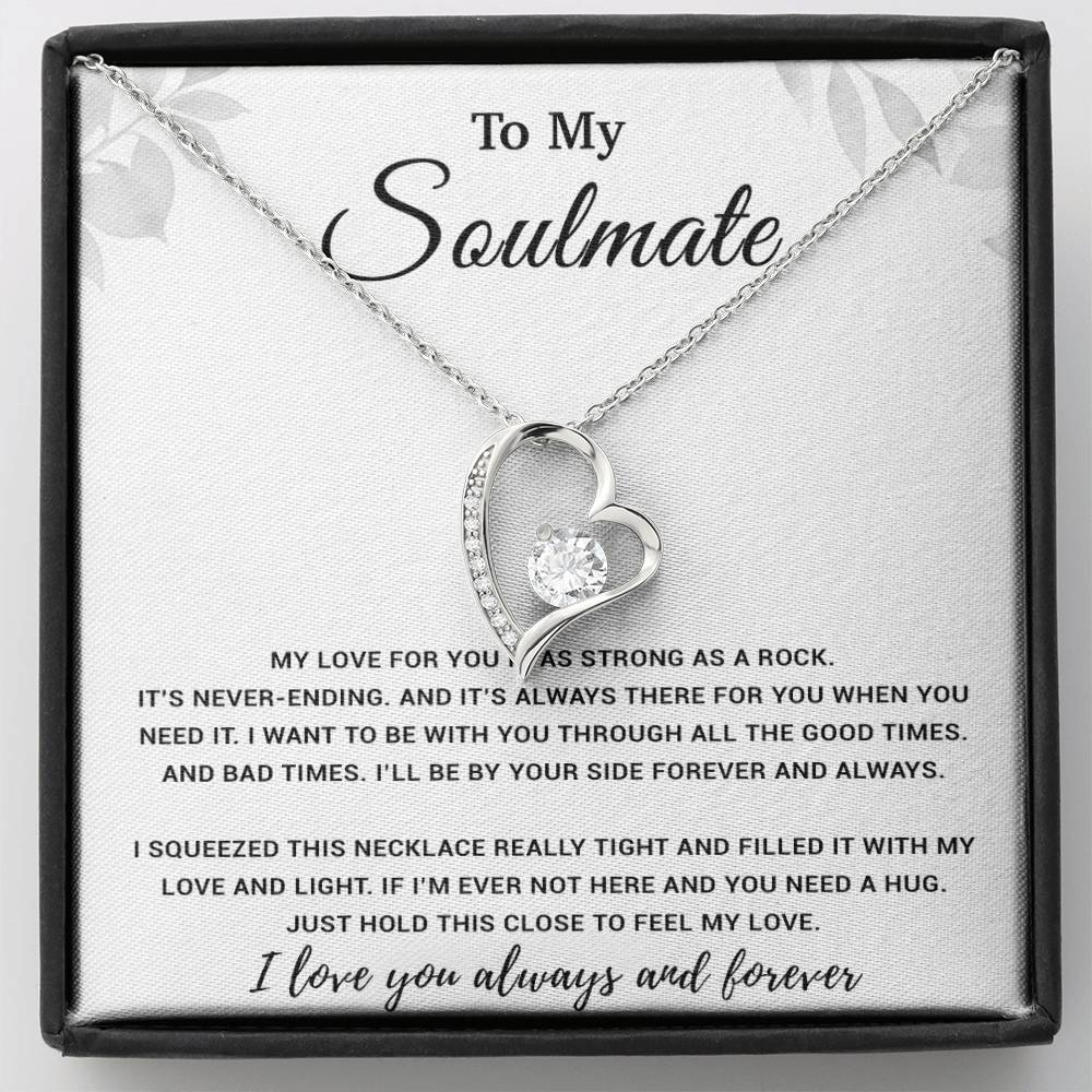 To My Soulmate Necklace Gift For Wife Girlfriend Birthday Anniversary Christmas 6_1