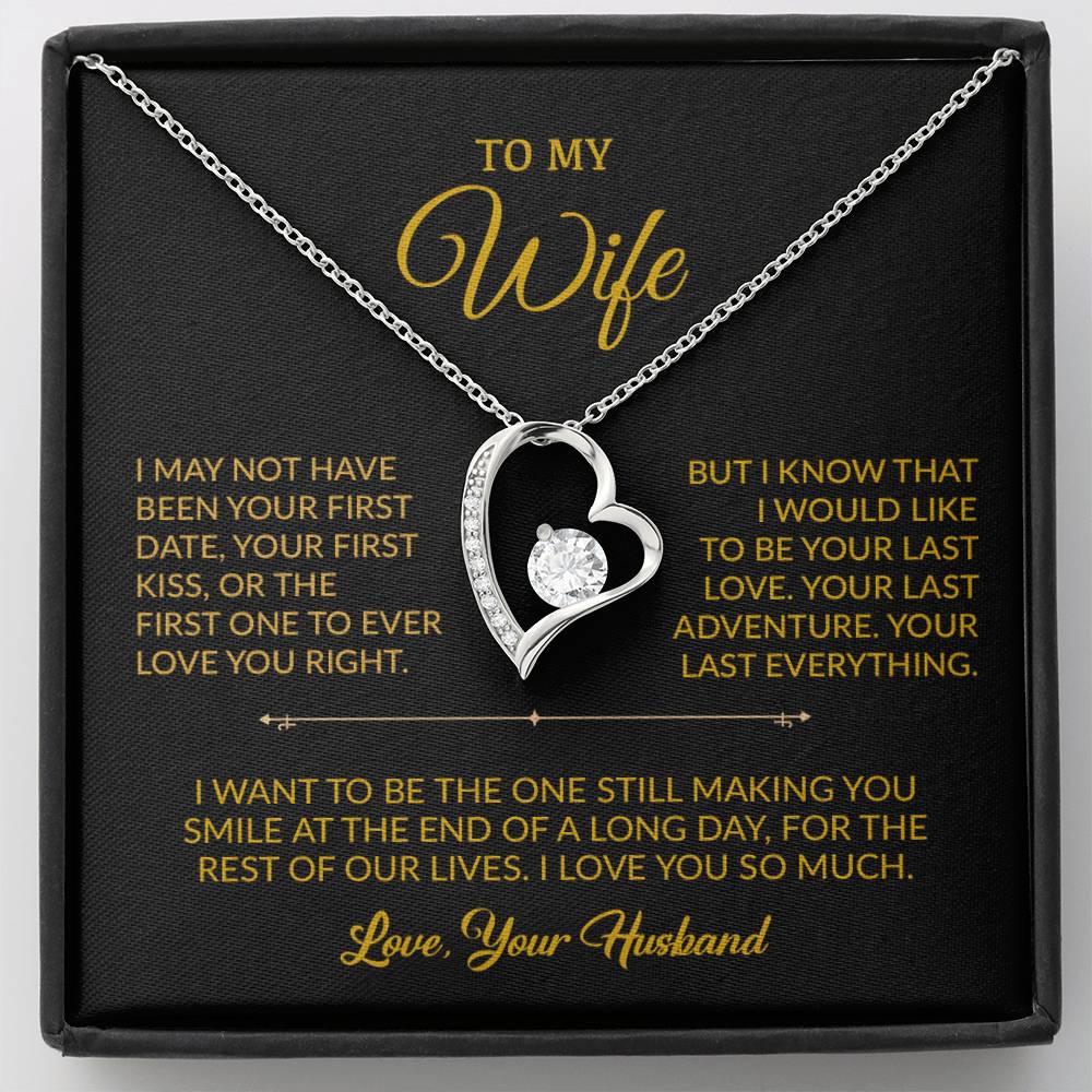 To My Wife Necklace, Gift For Wife, Anniversary Gift For Wife, Necklace For Wife