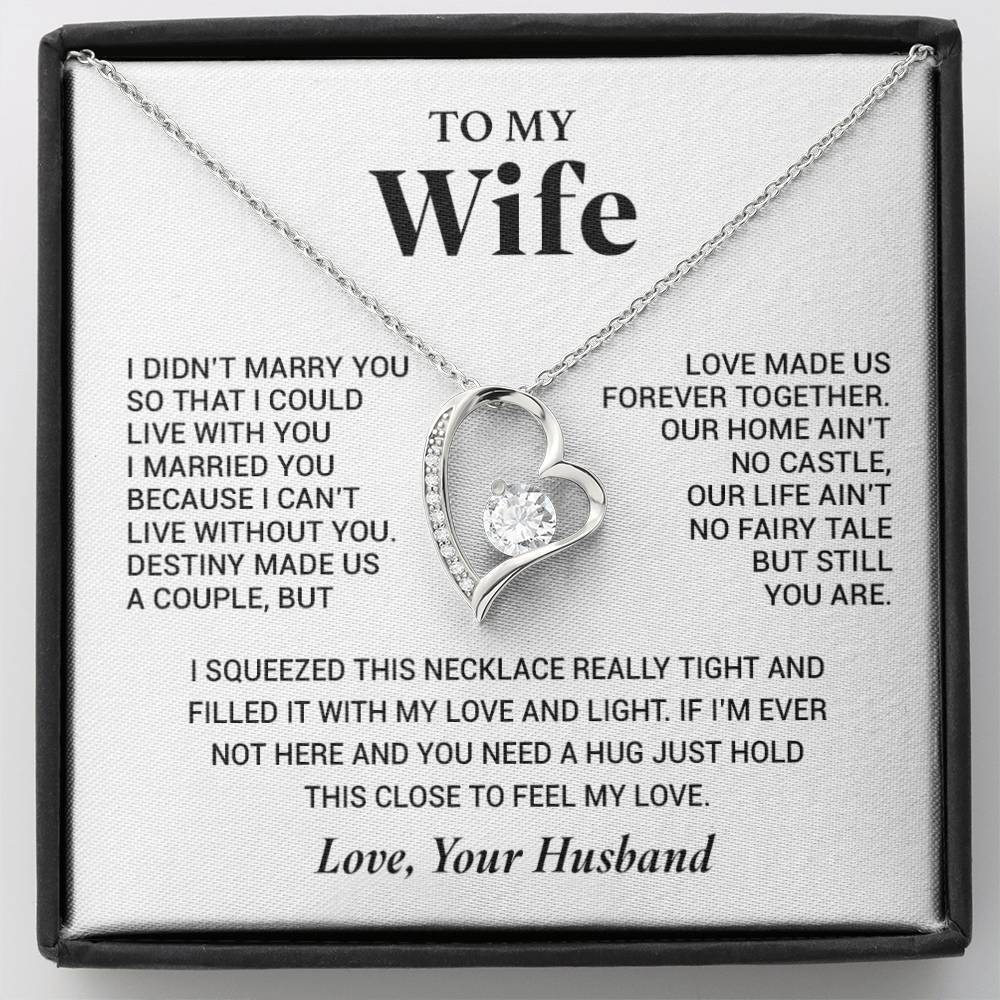 To My Wife Necklace, Anniversary Gift For Wife, Wife Birthday, Gift For Wife 20_9