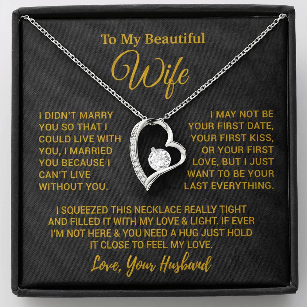 To My Wife Necklace, Christmas Gifts For Women, Anniversary Gift For Wife 23_9