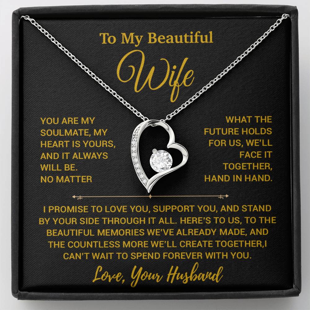 To My Wife Necklace, Vanlentines Gifts For Women, Anniversary Gift For Wife 29_12_