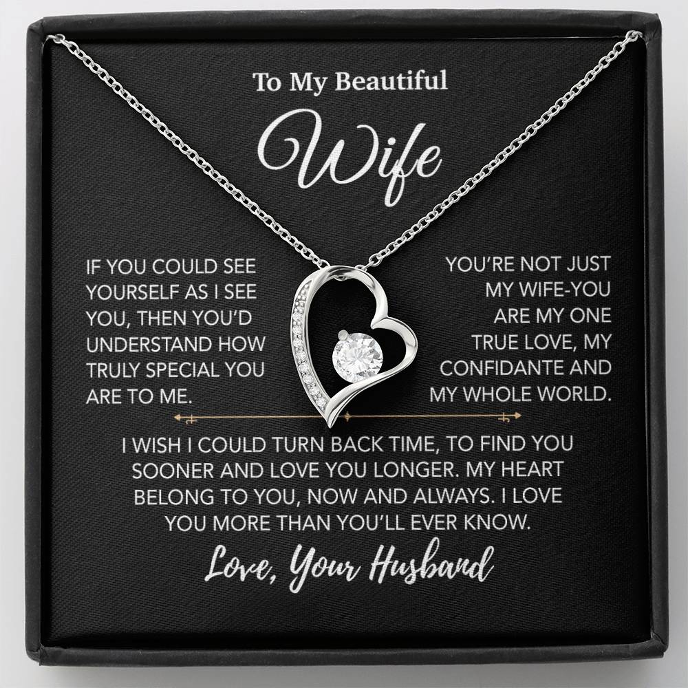 To My Wife Necklace, Vanlentines Gifts For Women, Anniversary Gift For Wife 28_12