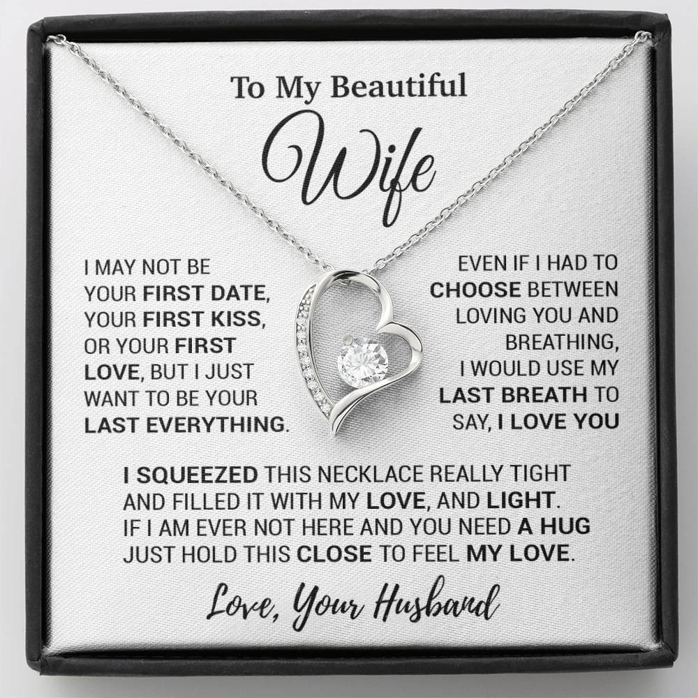 To My Wife Necklace, Christmas Gifts For Women, Anniversary Gift For Wife 30_7