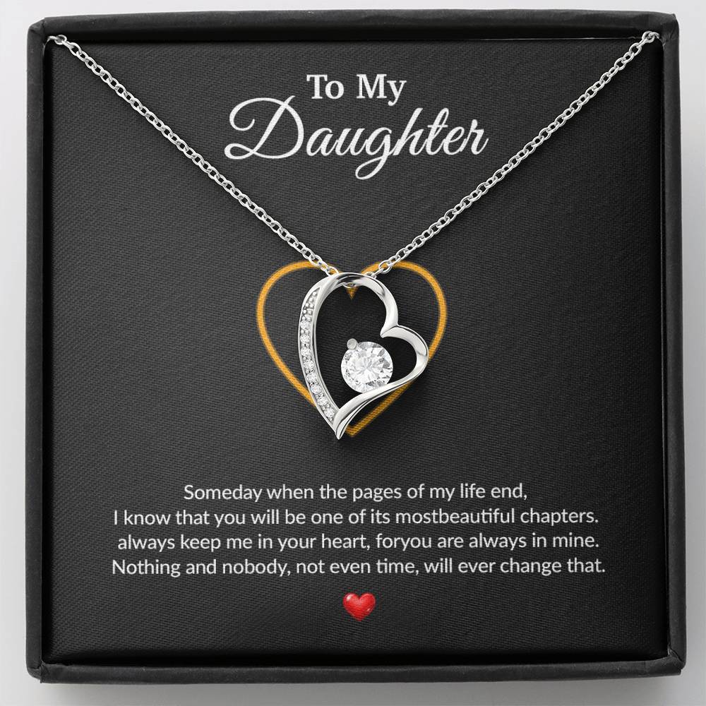 To My Daughter Necklace, Gift for Daughter from Dad, Father Daughter Necklace
