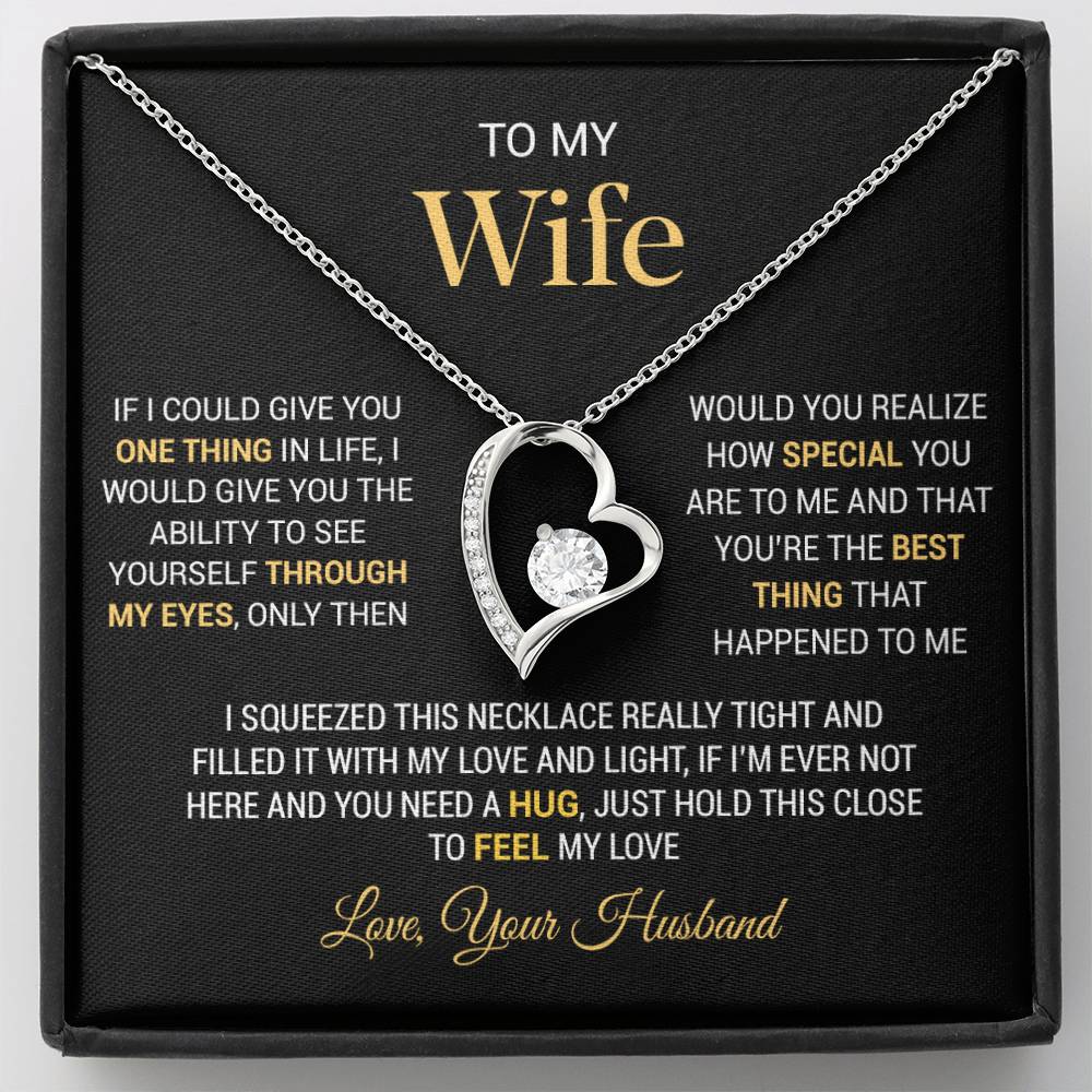 To My Wife Necklace, Gift For Wife, Anniversary Gift For Wife, Christmas Gift 20_11