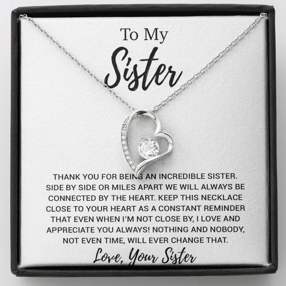 To My Sister Necklace, Brother to Sister, Birthday gift For Sister from Brother 13_8