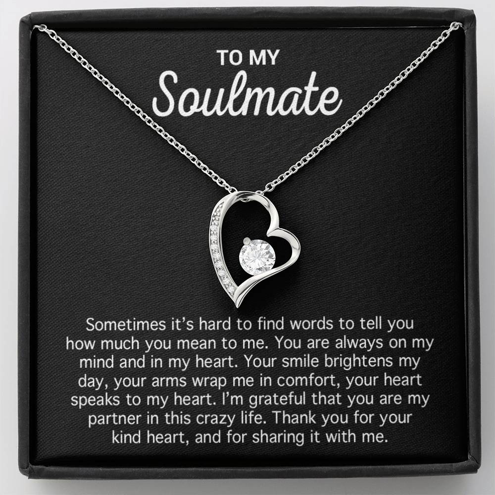 To My Soulmate Necklace, Gift For Wife, Anniversary Gift, Christmas Gift 9_11