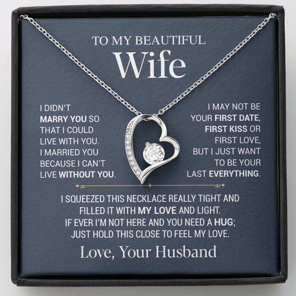 To My Wife Necklace, Christmas Gifts For Women, Anniversary Gift For Wife 23_11