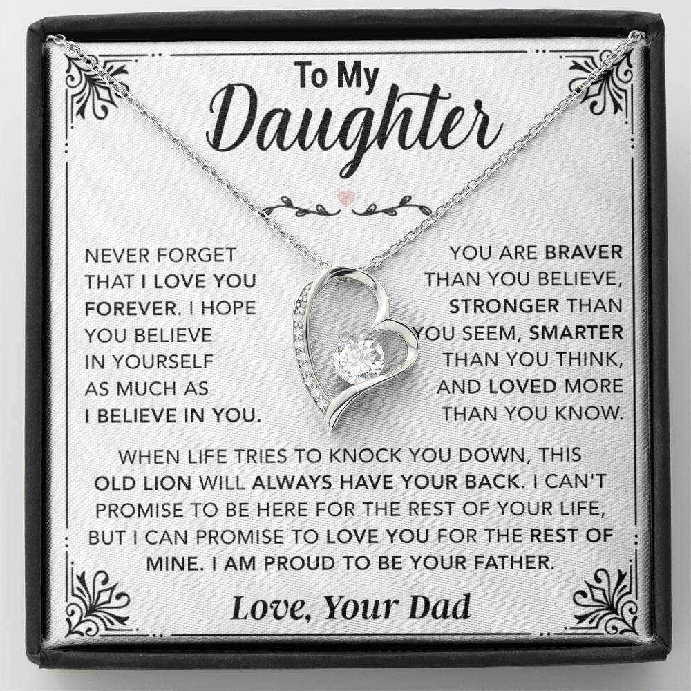 To My Daughter Necklace Gift for Daughter from Dad,Daughter Father Necklace 2_12