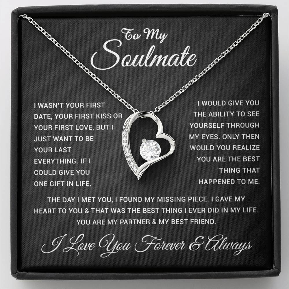 To My Soulmate Necklace, Gift For Soulmate, Anniversary Gift, Birthday Gift 28_4