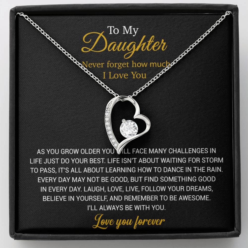 To My Daughter Necklace, Daughter Mother Necklace, Daughter Gift From Mom 29_11