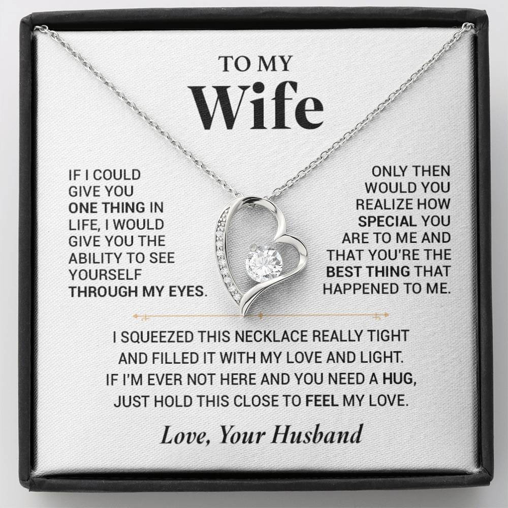 To My Wife Necklace, Anniversary Gift For Wife, Wife Birthday, Gift For Wife 18_7