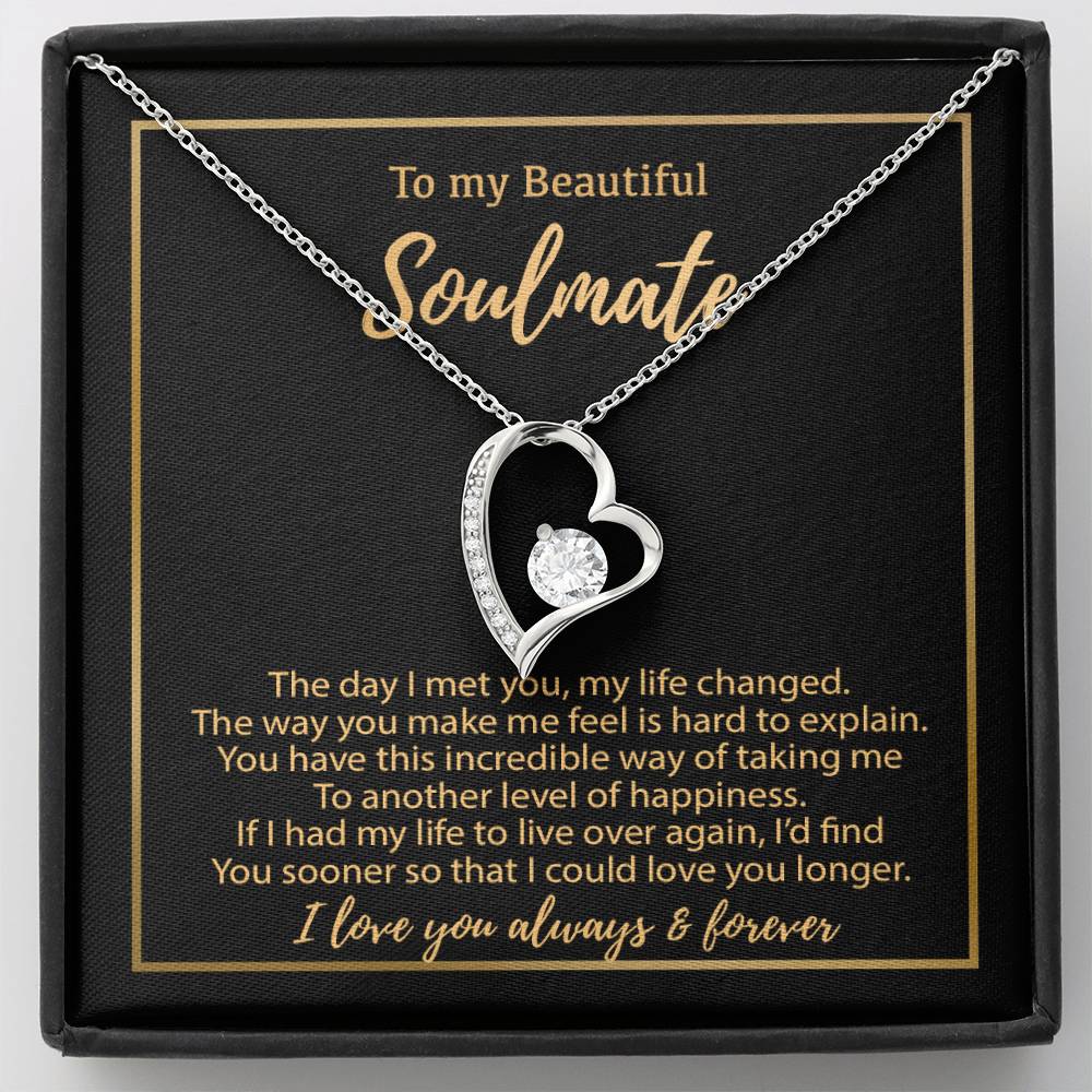 To My Soulmate Necklace,Anniversary, Valentine Gift for Wife, Girlfriend 18_12