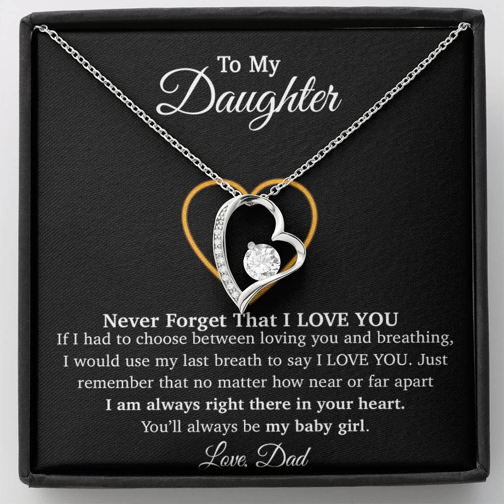 To My Daughter Necklace, Gift For Daughter From Dad, Daughter Father Necklace 8_1