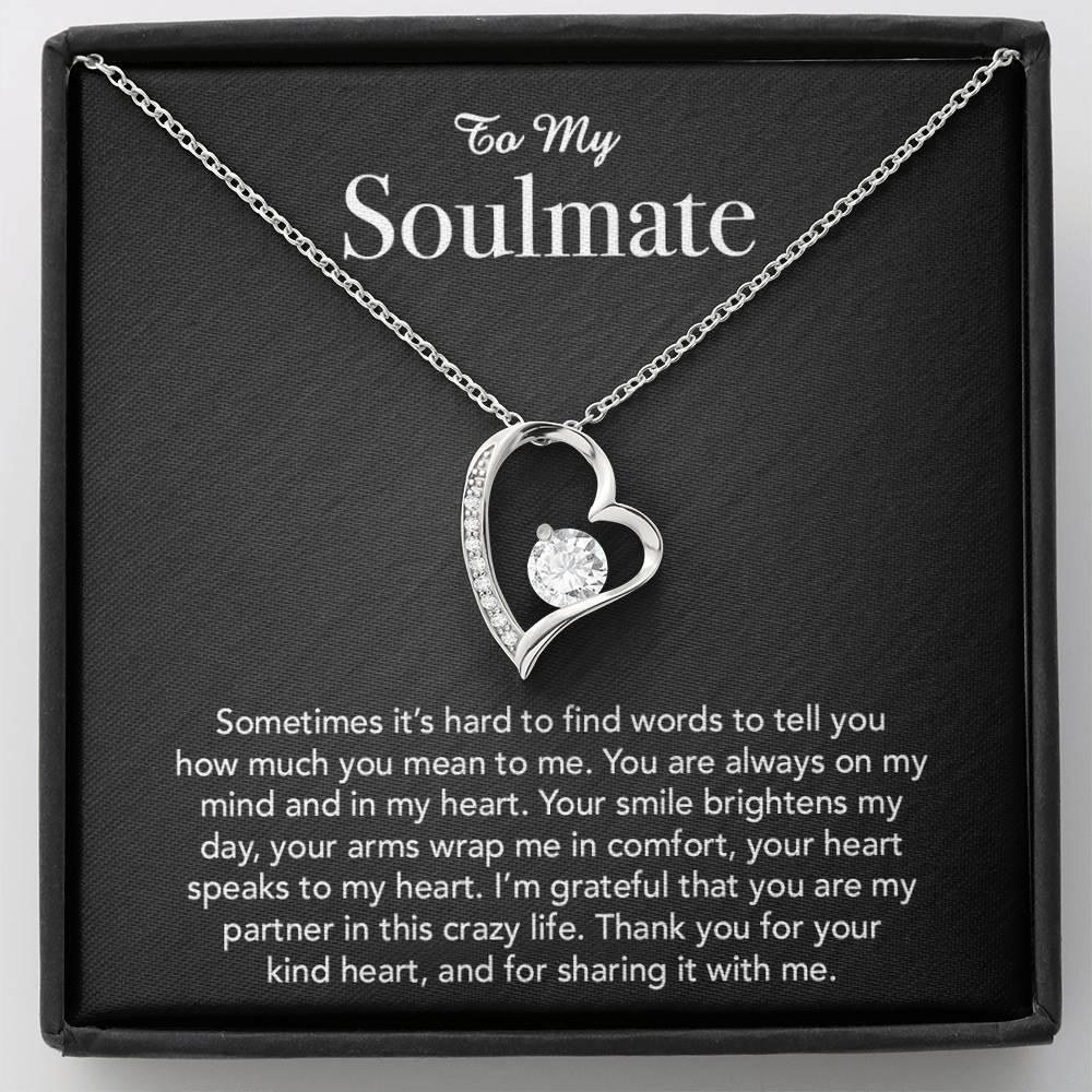 To My Soulmate Necklace, Gift For Wife, Anniversary Gift, Christmas Gift 3_5