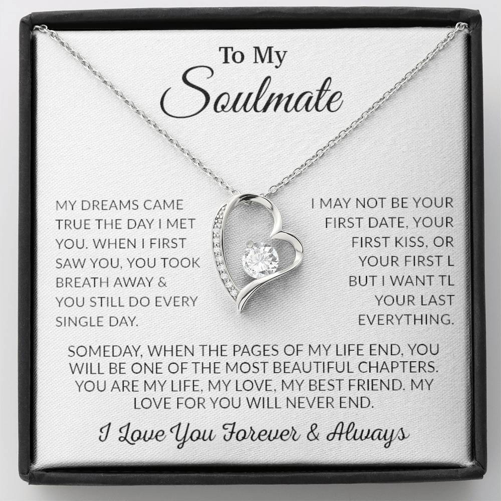 To My Soulmate Necklace, Gift for Wife, Girlfriend, Anniversary Gift 2_1