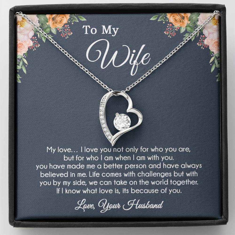 To My Wife Necklace, Wife Gift From Husband, Wife Husband Necklace, Christmas Gift 6_9