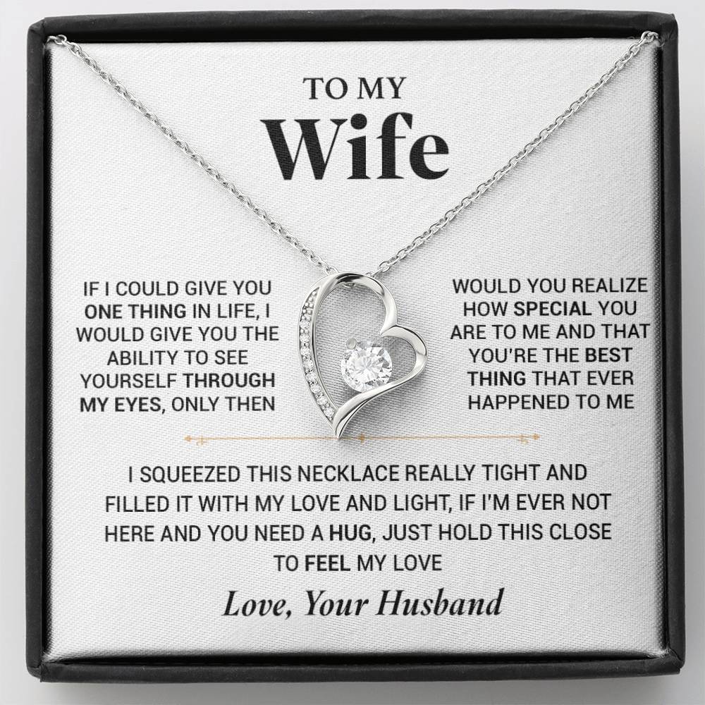 To My Wife Necklace, Christmas Gift For Wife, Christmas Gifts For Her, Wife Gift_NEW