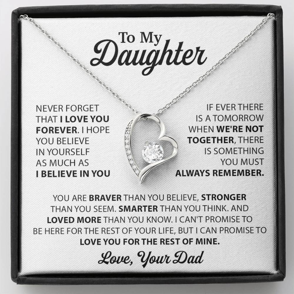 To My Daughter Necklace Gift for Daughter from Dad,Daughter Father Necklace 30_10