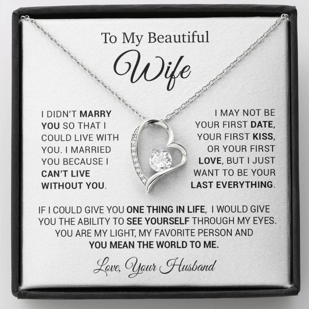 To My Wife Necklace, Anniversary Gift For Wife, Wife Birthday, Gift For Wife 26_7