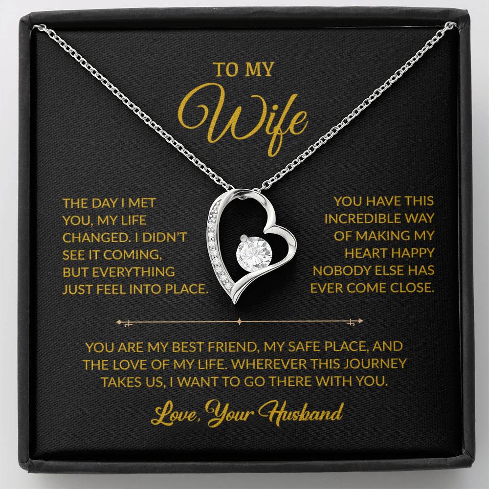 To My Wife Necklace, Gift For Wife, Anniversary Gift For Wife, Necklace For Wife